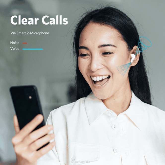 EarFun слушалице аир мини 2 JRZD17 бео