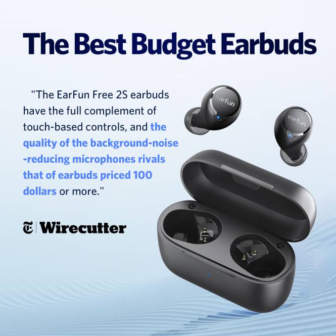 EarFun слушалице фрее 2с JRZD19 црн