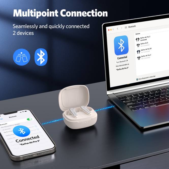 EarFun слушалице аир про 3 JRZD4 зоб бела