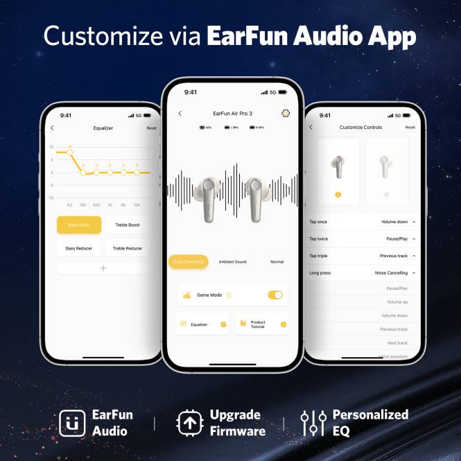 EarFun слушалице аир про 3 JRZD4 зоб бела