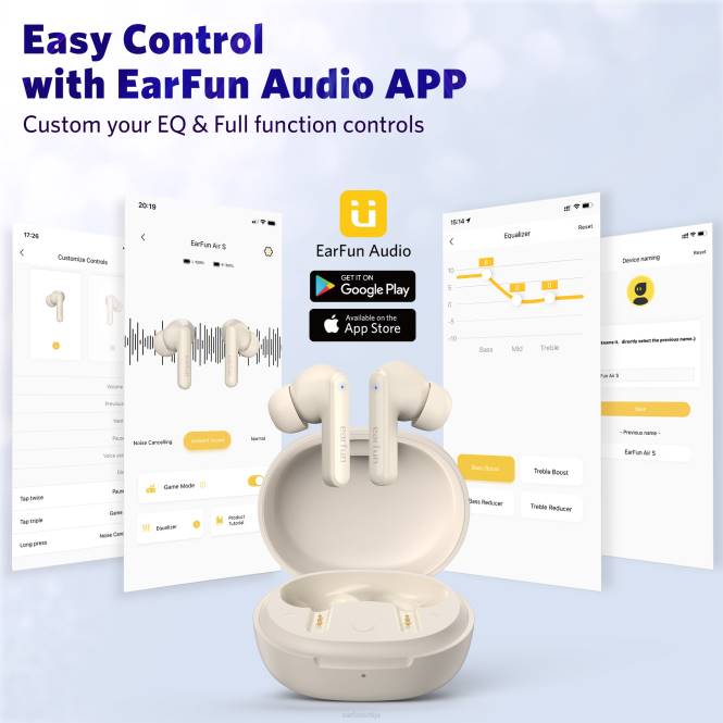 EarFun слушалице ваздух с JRZD10 зоб бела