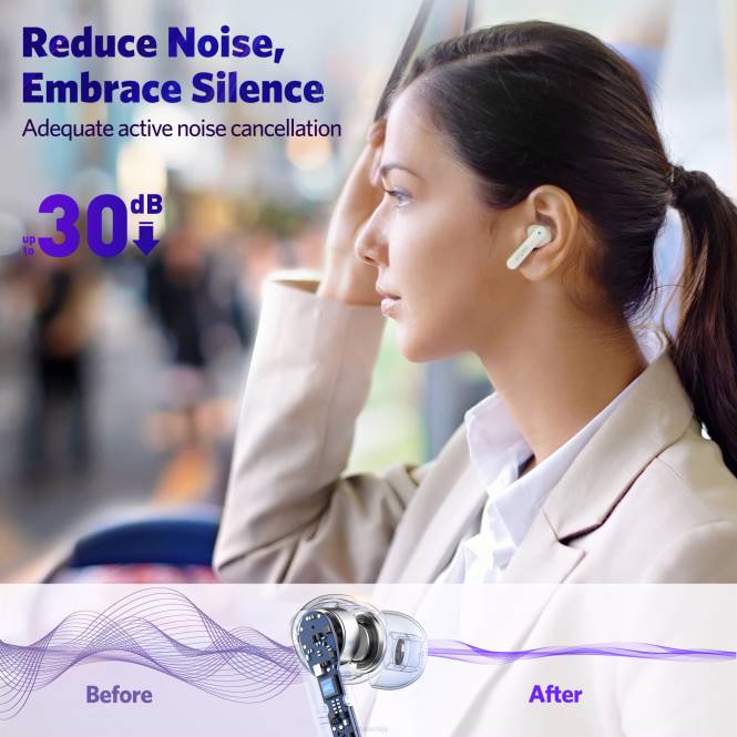 EarFun слушалице ваздух с JRZD10 зоб бела