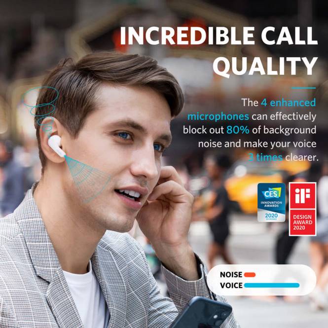 EarFun слушалице ваздух JRZD15 бео